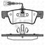 Rear Heavy Duty Brake Pads And Disc Rotors For Volkswagen Touareg 7L 06-09 Kit