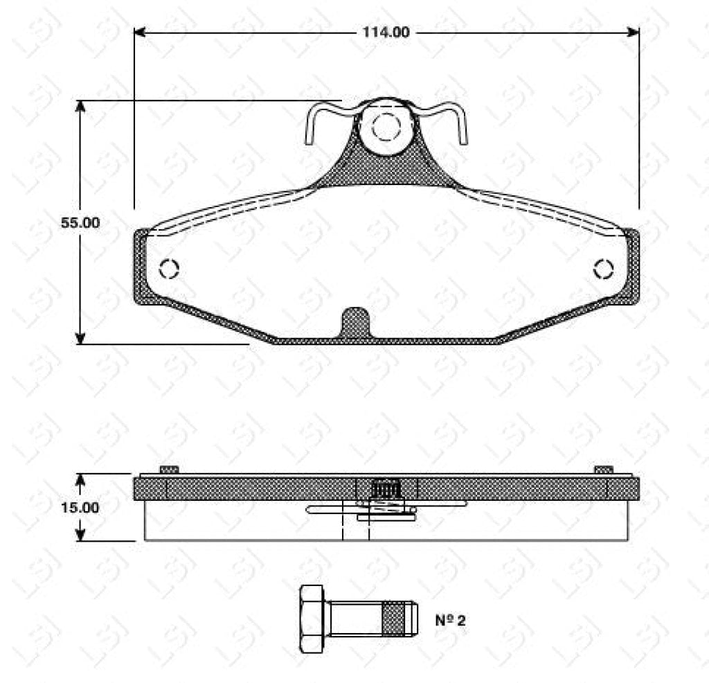 Rear Heavy Duty Brake Pads And Disc Rotors Set For Ford Fairlane Ba 2002-05 Kit