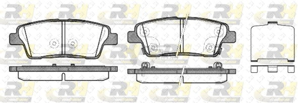 Remsa Brake Pad Rear Hyundai Pads