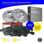 Remsa Brake Pads And Front Dimpled Slotted Rotors Suit Toyota 86 Gt Disc Kit