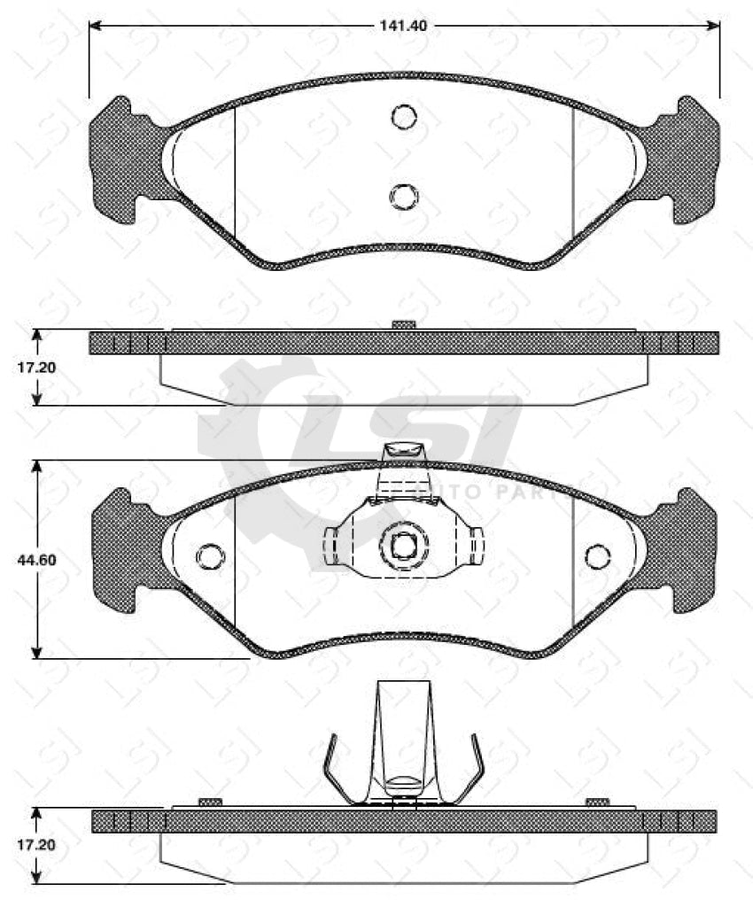 Remsa Brake Pads Ford Ka
