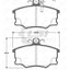 Remsa Brake Pads Fr Alfa Romeo