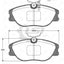 Remsa Brake Pads Fr Alfa Romeo