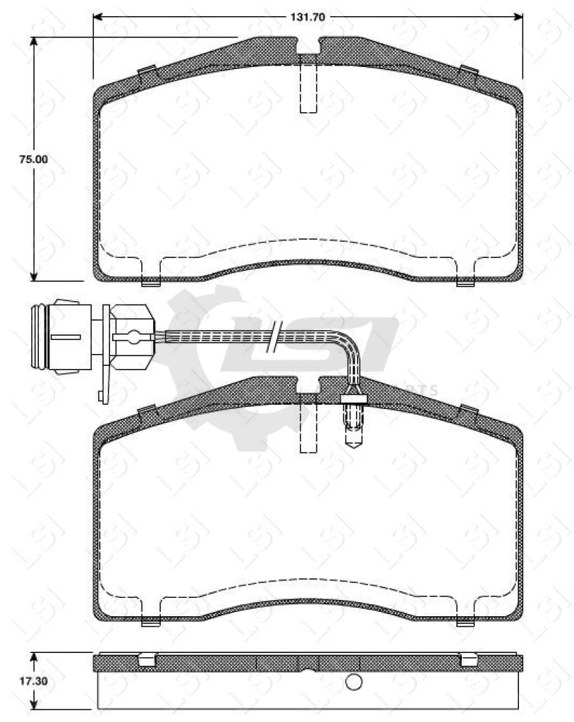 Remsa Brake Pads Fr Audi