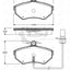 Remsa Brake Pads Fr Audi/ Vw