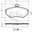Remsa Brake Pads Fr Audi/ Vw