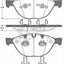 Remsa Brake Pads Fr Bmw