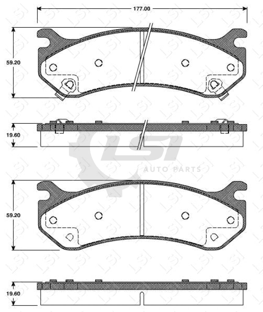 Remsa Brake Pads Fr Cadillac/Hummer