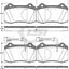 Remsa Brake Pads Fr Chrysler Dodge