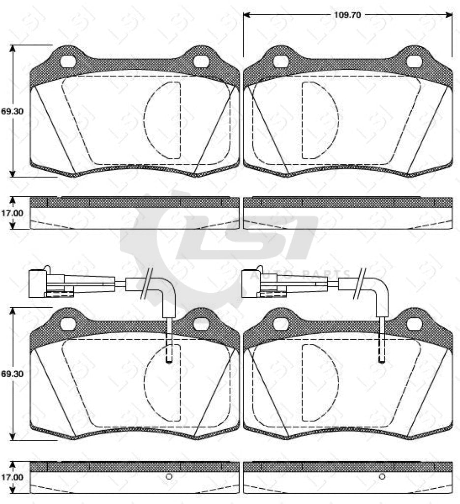 Remsa Brake Pads Fr Chrysler Dodge
