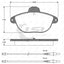 Remsa Brake Pads Fr Citroen