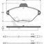 Remsa Brake Pads Fr Citroen