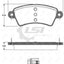 Remsa Brake Pads Fr Citroen/ Peugeot