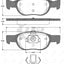 Remsa Brake Pads Fr Fiat