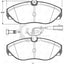 Remsa Brake Pads Fr Fiat