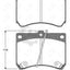 Remsa Brake Pads Fr Ford