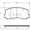 Remsa Brake Pads Fr Holden
