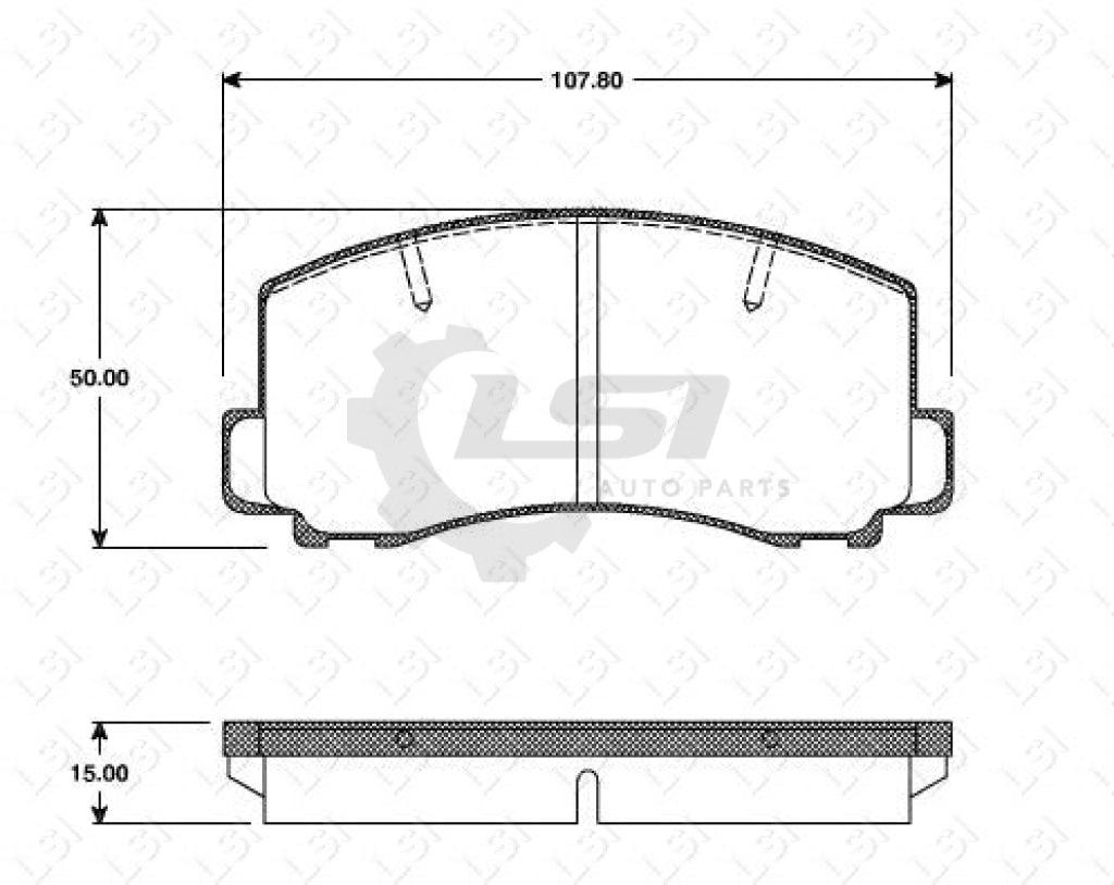 Remsa Brake Pads Fr Holden