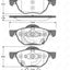 Remsa Brake Pads Fr Honda
