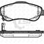 Remsa Brake Pads Fr Honda