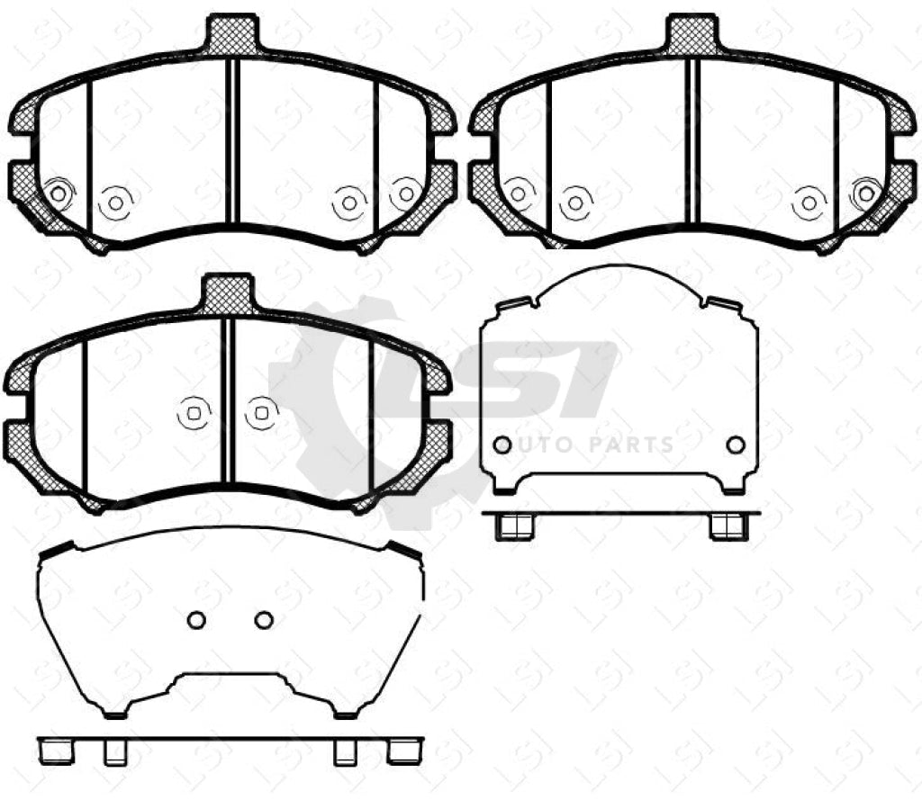 Remsa Brake Pads Fr Hyundai