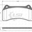 Remsa Brake Pads Fr Jaguar