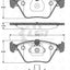 Remsa Brake Pads Fr Jaguar