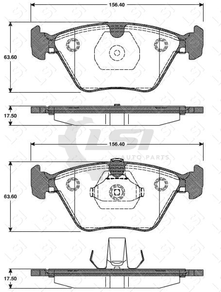 Remsa Brake Pads Fr Jaguar