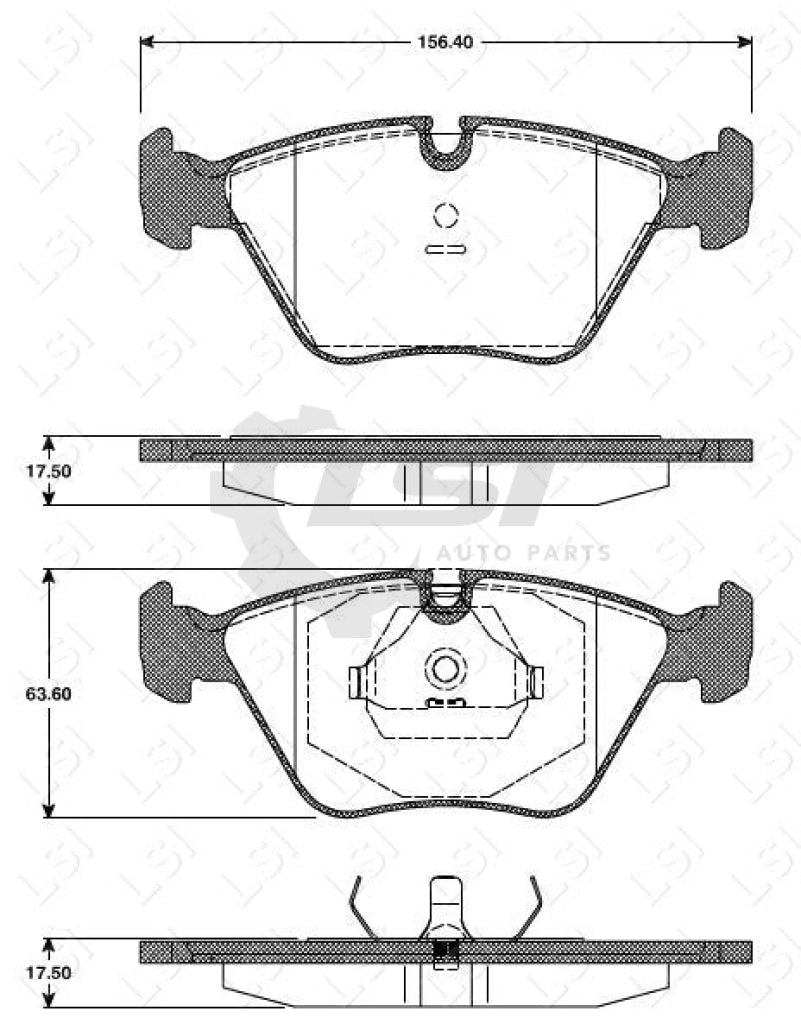 Remsa Brake Pads Fr Jaguar