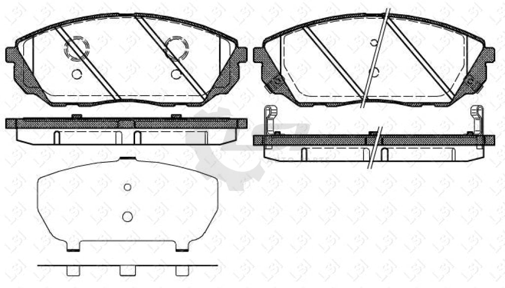 Remsa Brake Pads Fr Kia