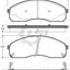 Remsa Brake Pads Fr Kia