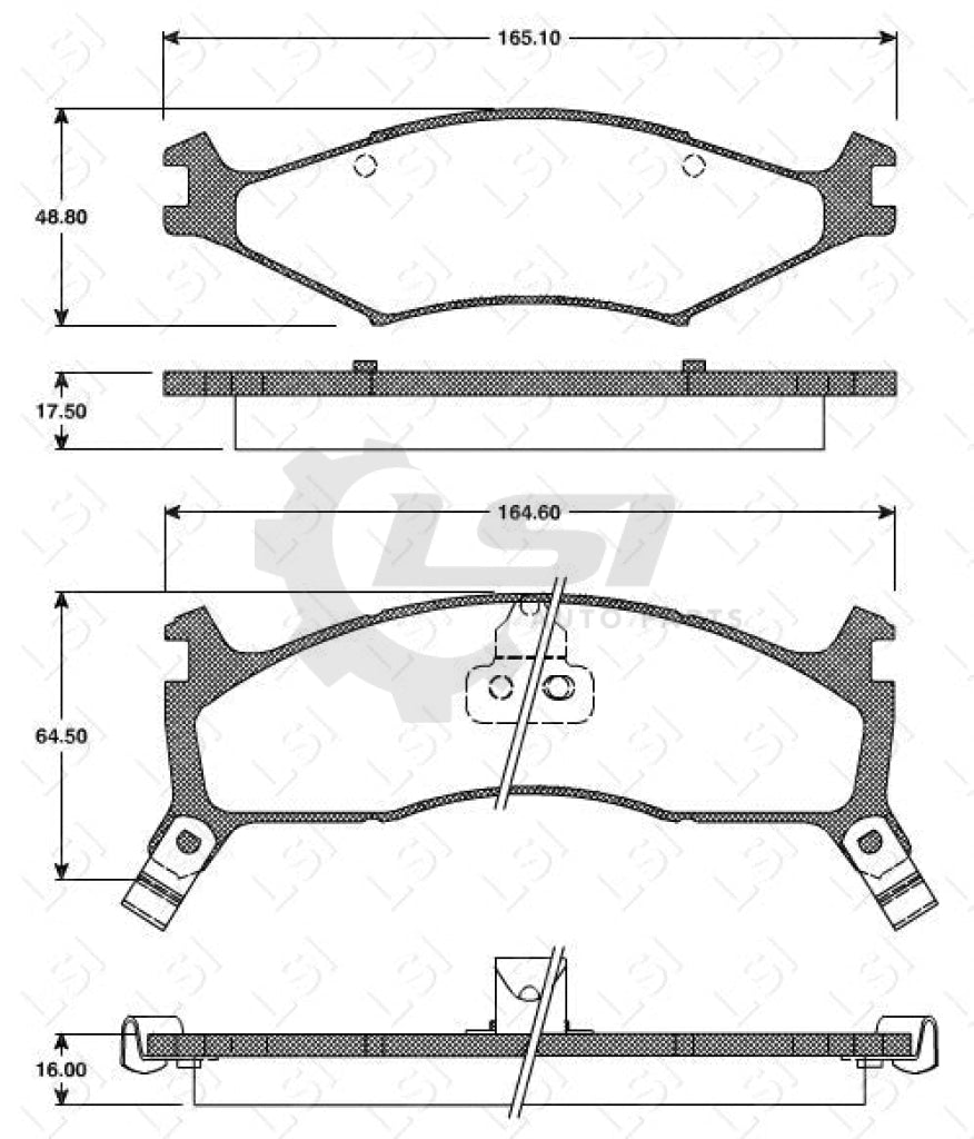 Remsa Brake Pads Fr Kia