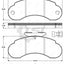 Remsa Brake Pads Fr Landrover/Mercedes Benz/Renault