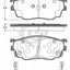Remsa Brake Pads Fr Mazda