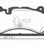 Remsa Brake Pads Fr Mercedes