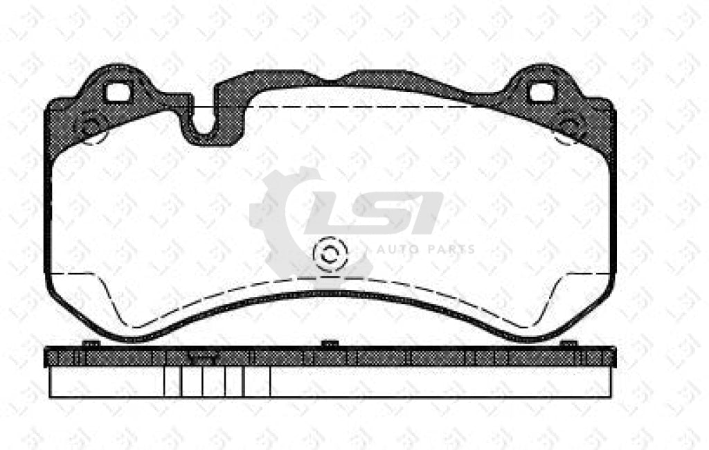Remsa Brake Pads Fr Mercedes