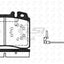 Remsa Brake Pads Fr Mercedes Benz