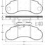 Remsa Brake Pads Fr Mercedes Benz