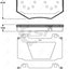 Remsa Brake Pads Fr Mercedes Benz