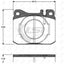 Remsa Brake Pads Fr Mercedes Benz/ Vw