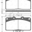 Remsa Brake Pads Fr Mitsubishi