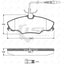 Remsa Brake Pads Fr Peugeot
