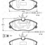Remsa Brake Pads Fr Peugeot