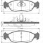 Remsa Brake Pads Fr Peugeot