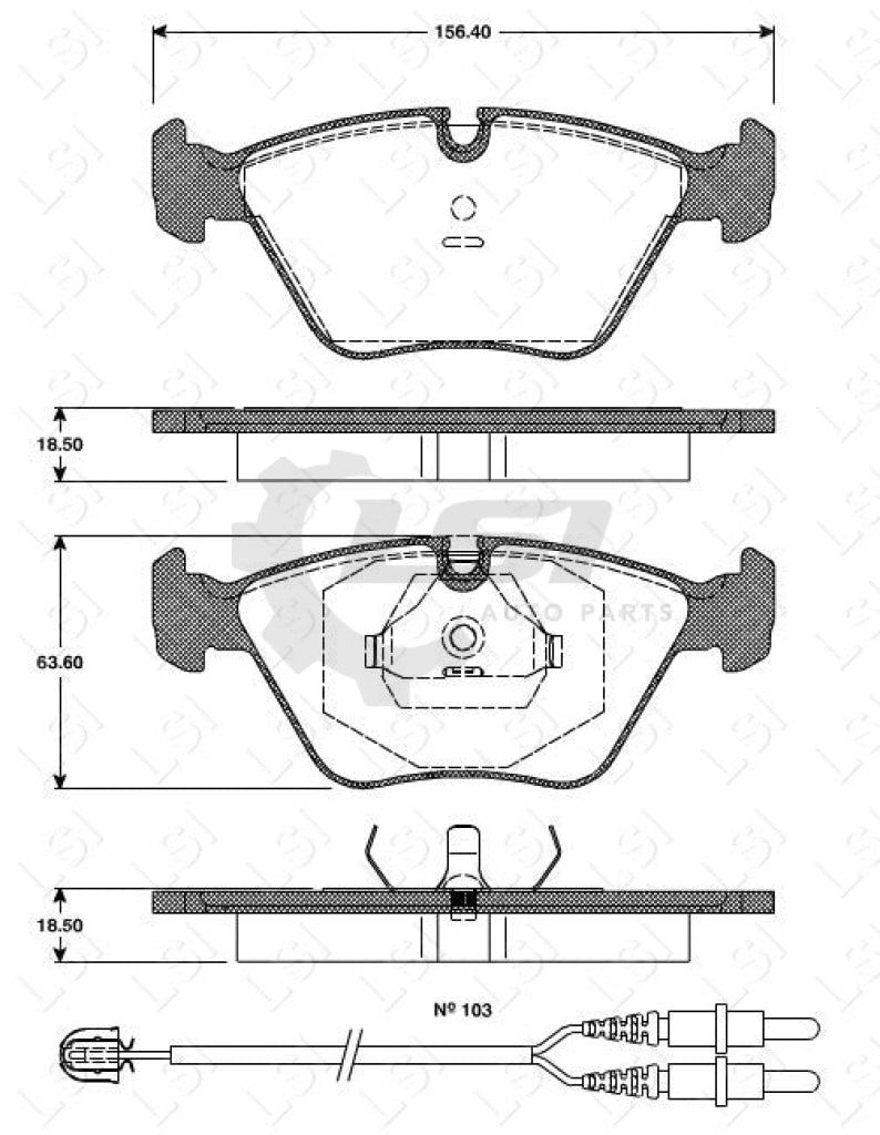 Remsa Brake Pads Fr Peugeot