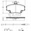 Remsa Brake Pads Fr Peugeot/ Renault