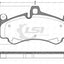 Remsa Brake Pads Fr Porsche
