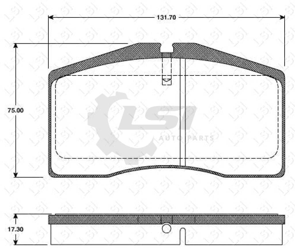 Remsa Brake Pads Fr Porsche