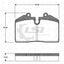 Remsa Brake Pads Fr Porsche