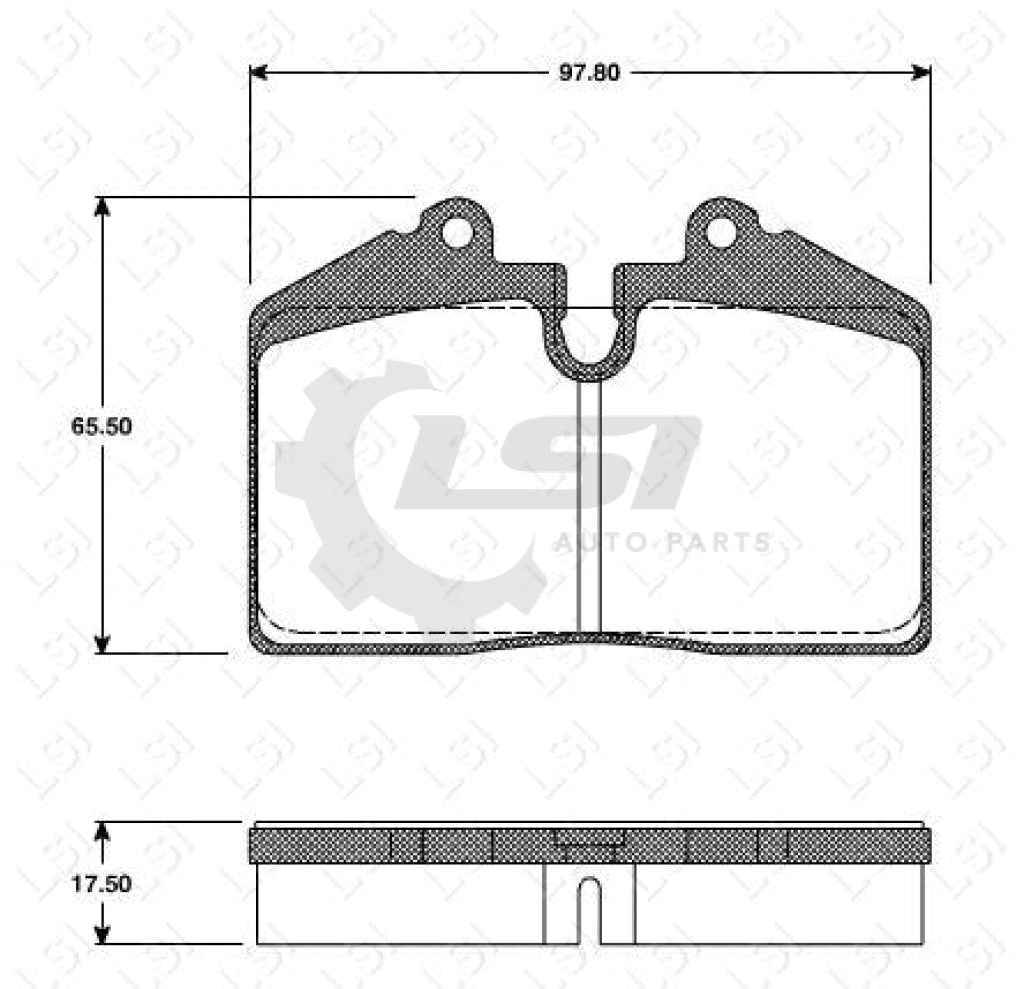 Remsa Brake Pads Fr Porsche